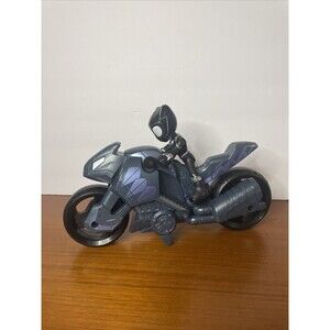 Marvel Super Hero Adventures Black Panther Motorcycle Action Figure 2018 Hasbro